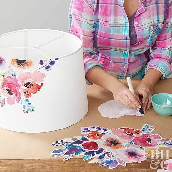 Watercolor Fabric Lampshade Dress