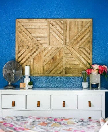 DIY Textured Wood Wall Art