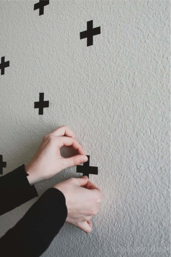 DIY Washi Tape Wall Decals