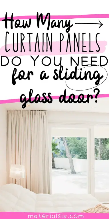 Sliding Glass Door, What Size Curtains For Patio Doors
