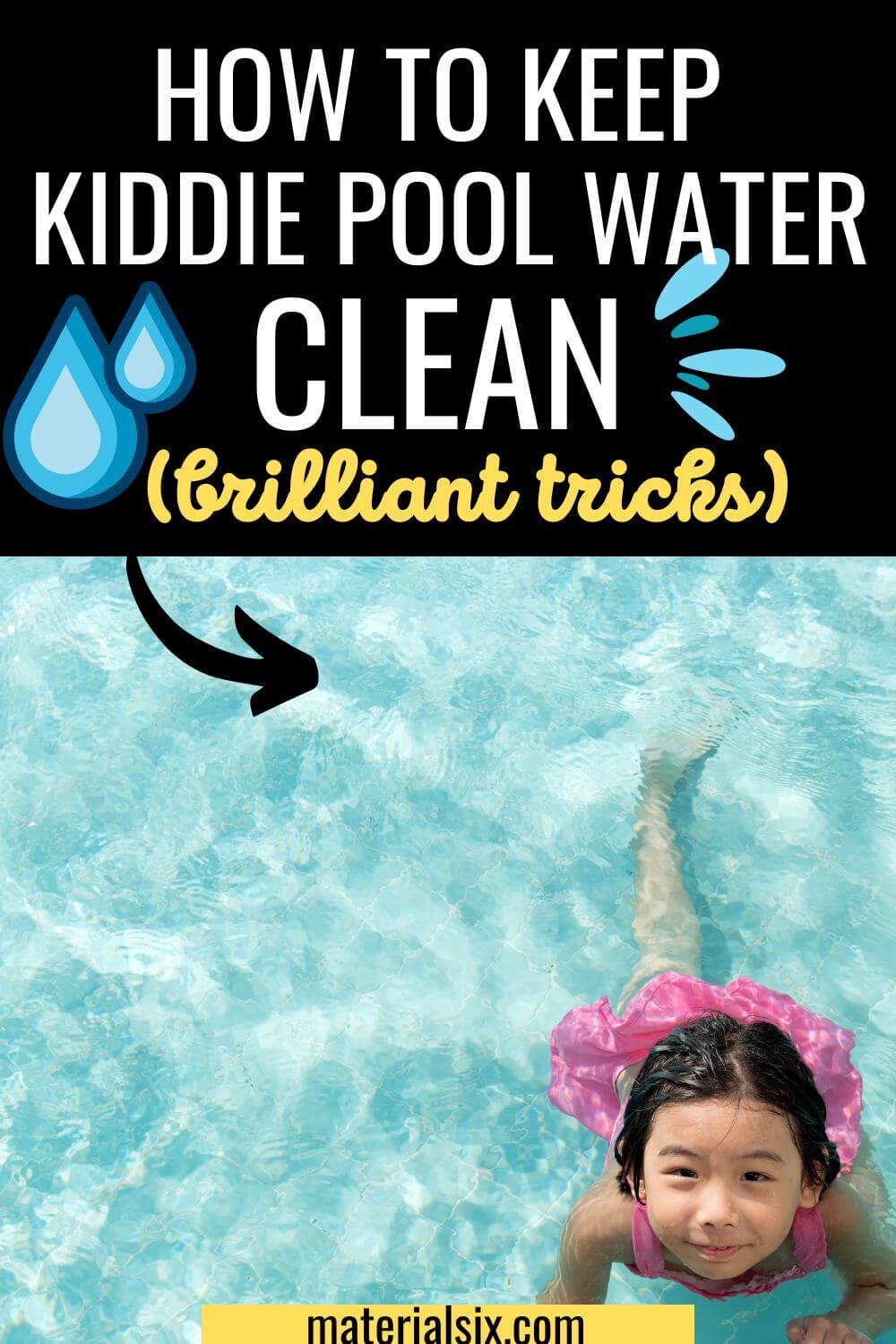 How to Keep Kiddie Pool Water Clean