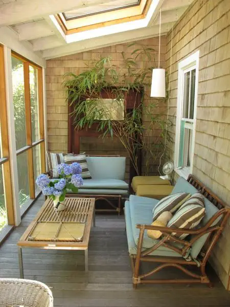 how to enclose a porch cheaply