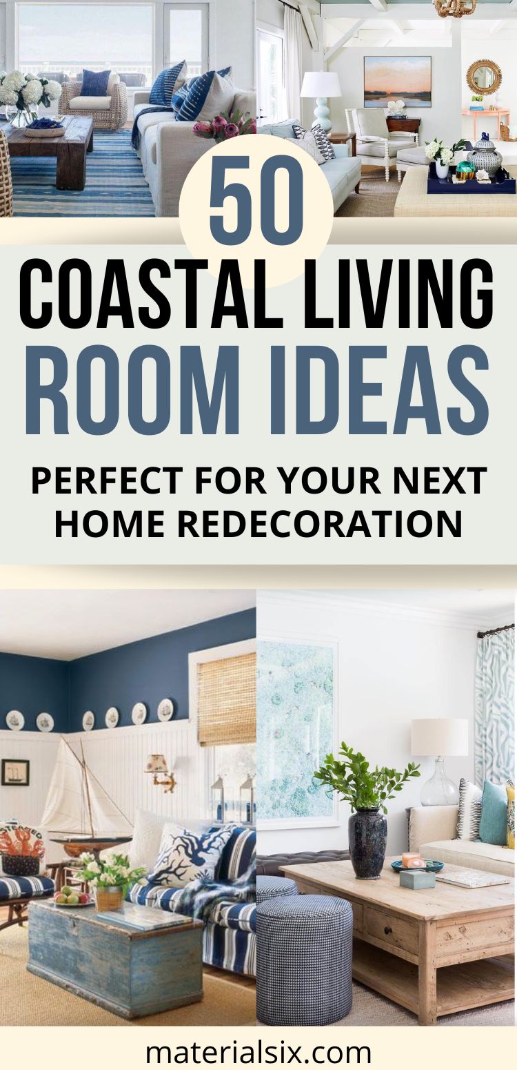 10 Fresh Coastal Living Room Ideas Perfect for Your Next Home Redecoration