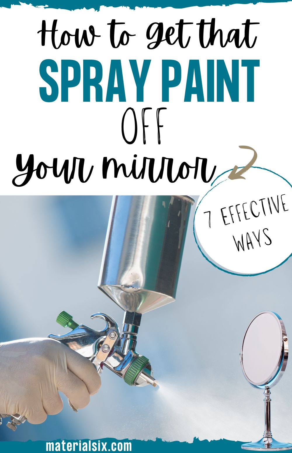 How to Get That Spray Paint off Your Mirror