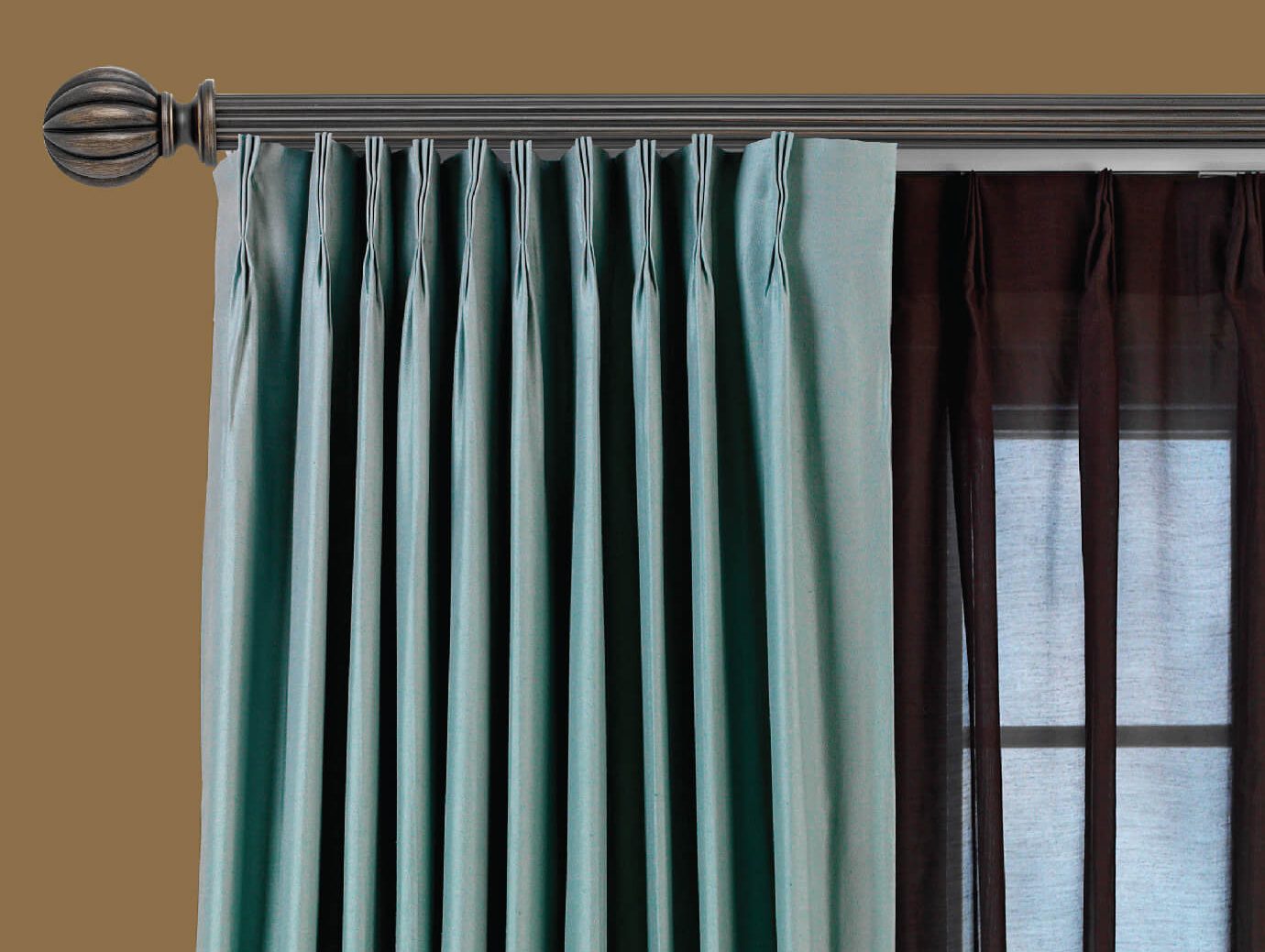 what curtains to use with traverse rod
