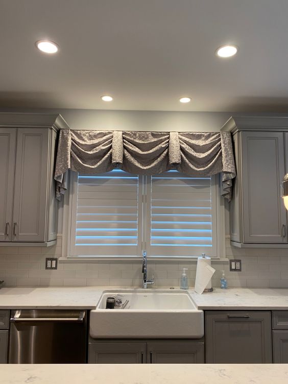 Valance Kitchen Curtain - Types of kitchen curtains