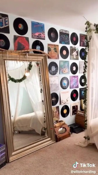 Old Records Wall Decor