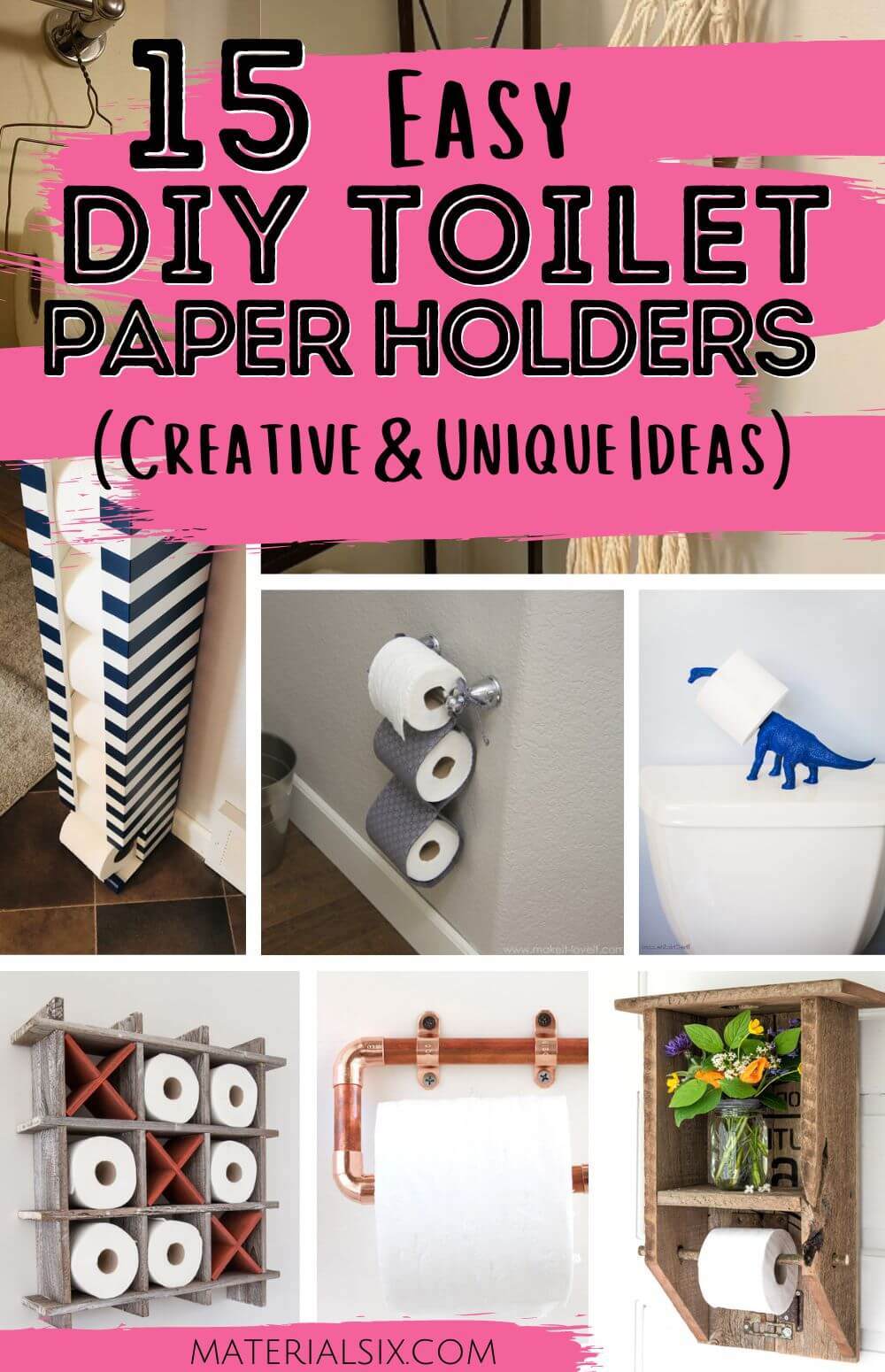 15 Creative and Easy DIY Toilet Paper Holders (1)
