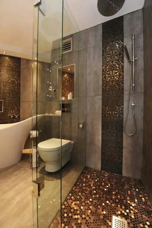 Shimmering Tiles - Shower tile ideas