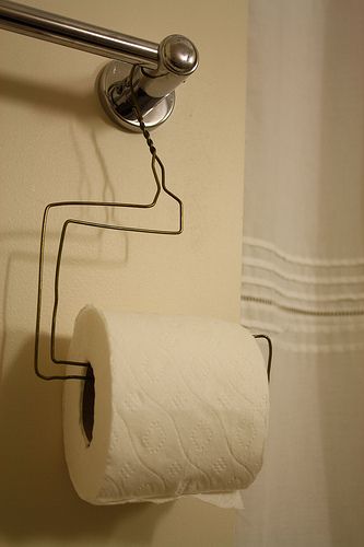 Simple Hanger-Like Toilet Paper Holder
