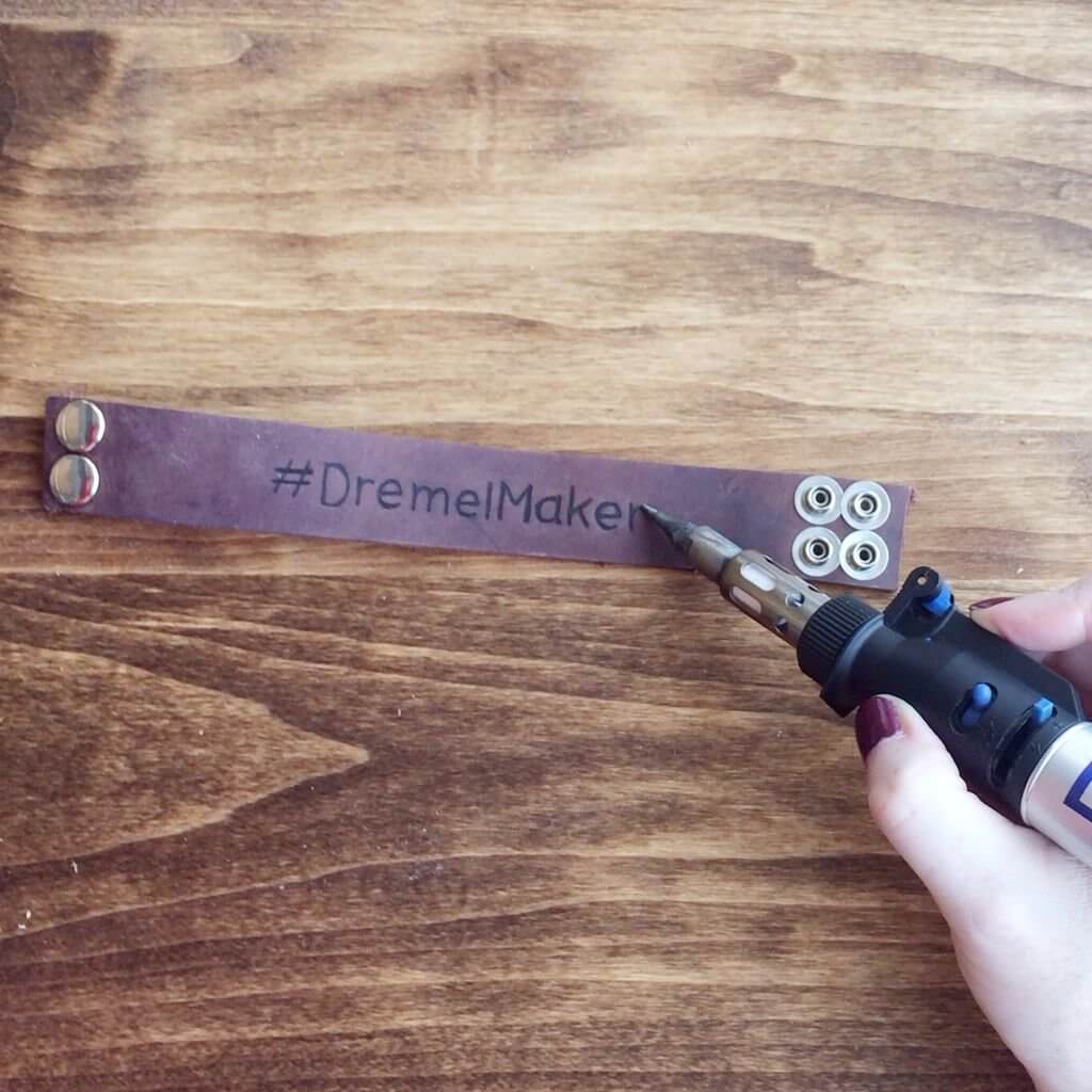 Leather Bracelet - dremel craft ideas