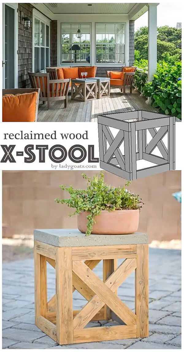 Cube Outdoor Stools