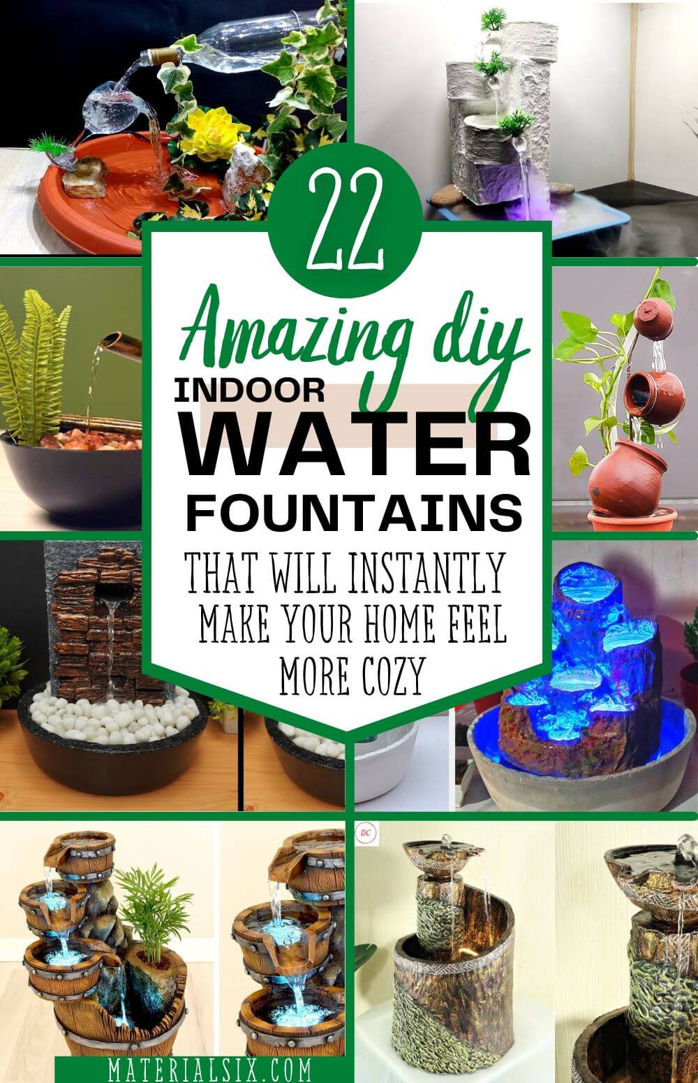 Amazing DIY Indoor Water Fountains for Your Home