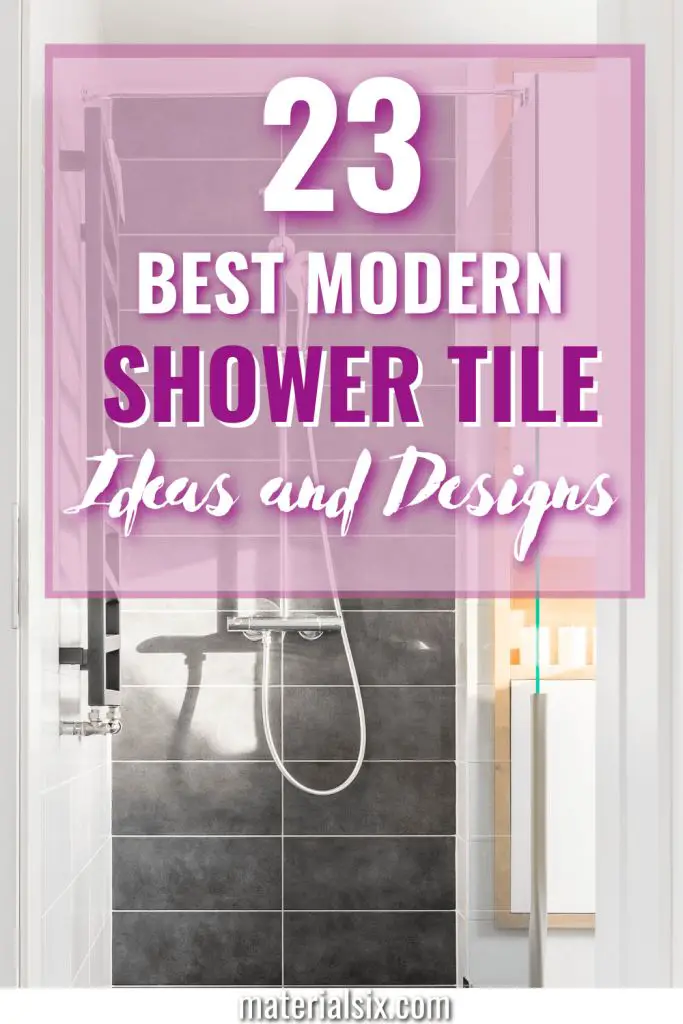 23 Best Modern Shower Tile Ideas & Designs (Update 2021)