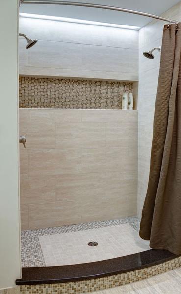 Brown Palette Mosaic Tile - Shower tile ideas