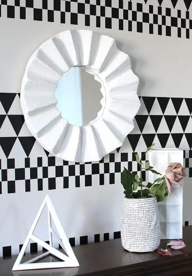 DIY Fluted Wall Mirror