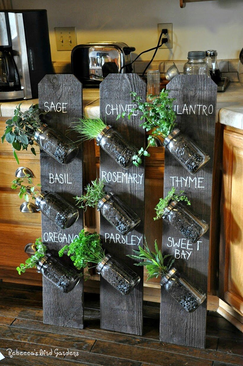 Fence Board Herb Planter