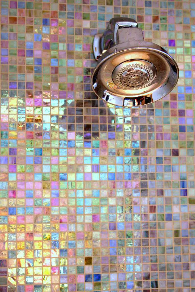 Sparkling Mosaic Tile - Shower tile ideas