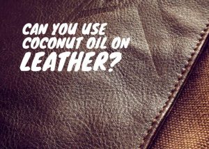 Can You Use Coconut Oil On Leather