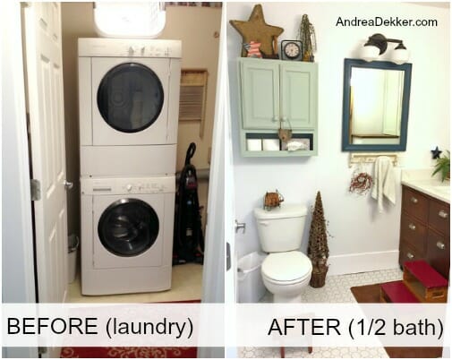 how to convert laundry room into bathroom2