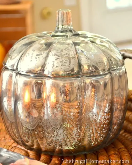 DIY pumpkin bowl - Thanksgiving decorations