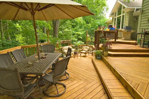 Golden Fun Herringbone Deck