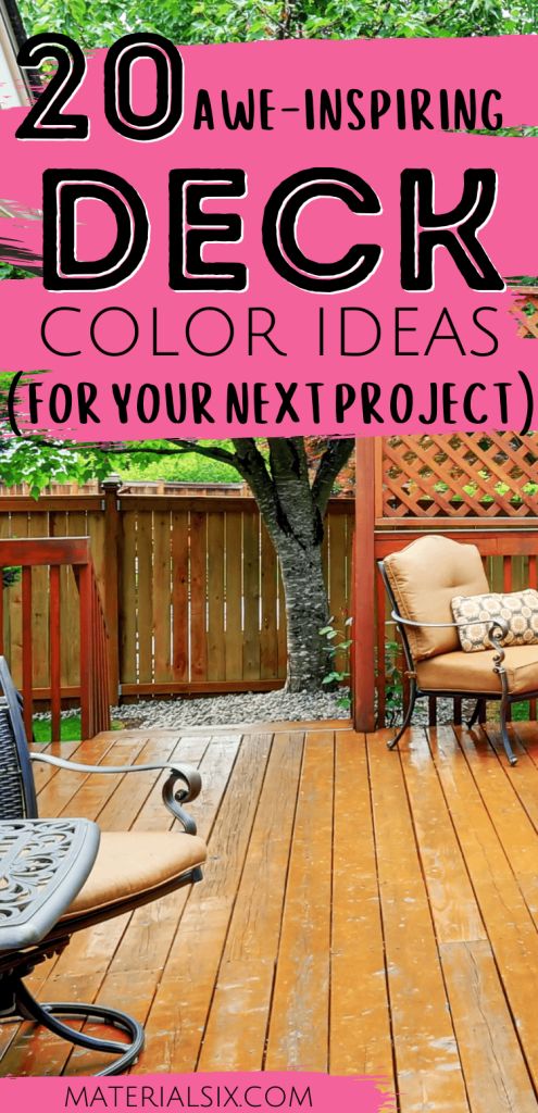 20+ Top Deck Color Ideas to Consider