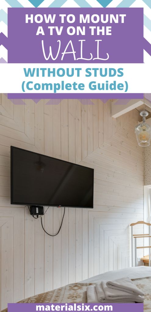 How to mount a tv on the wall without studs