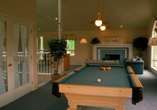 room size for a pool table