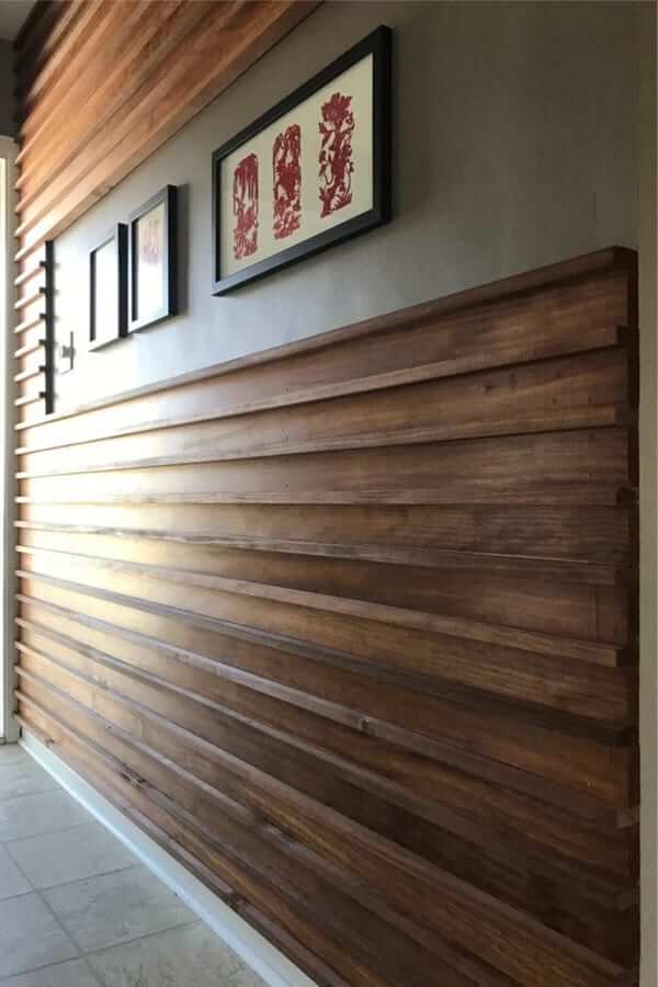 wooden slat wall idea