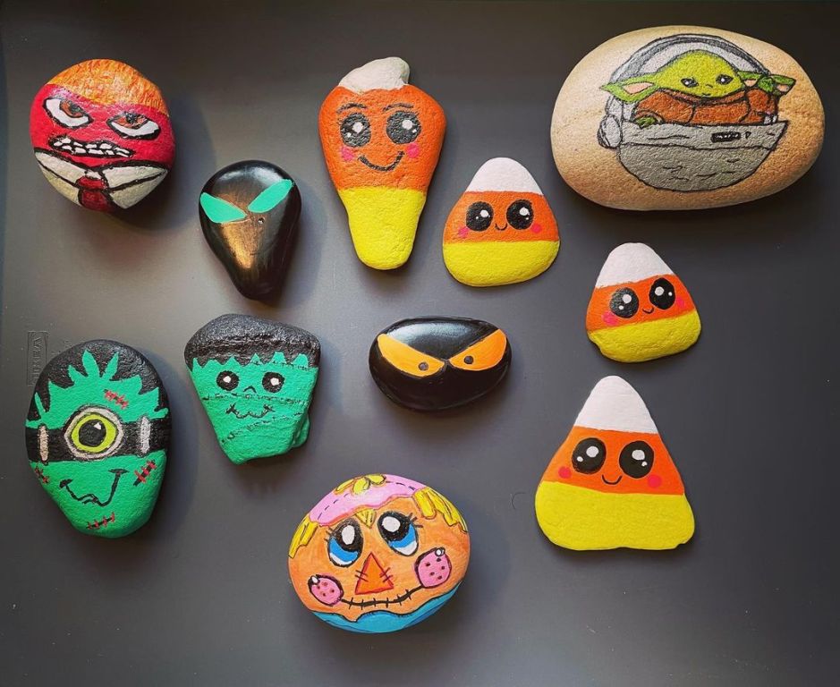 Your Childhood Friend - rock painting ideas