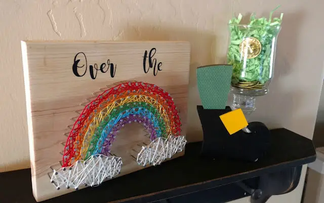Over the Rainbow – Easy Beginner String Art