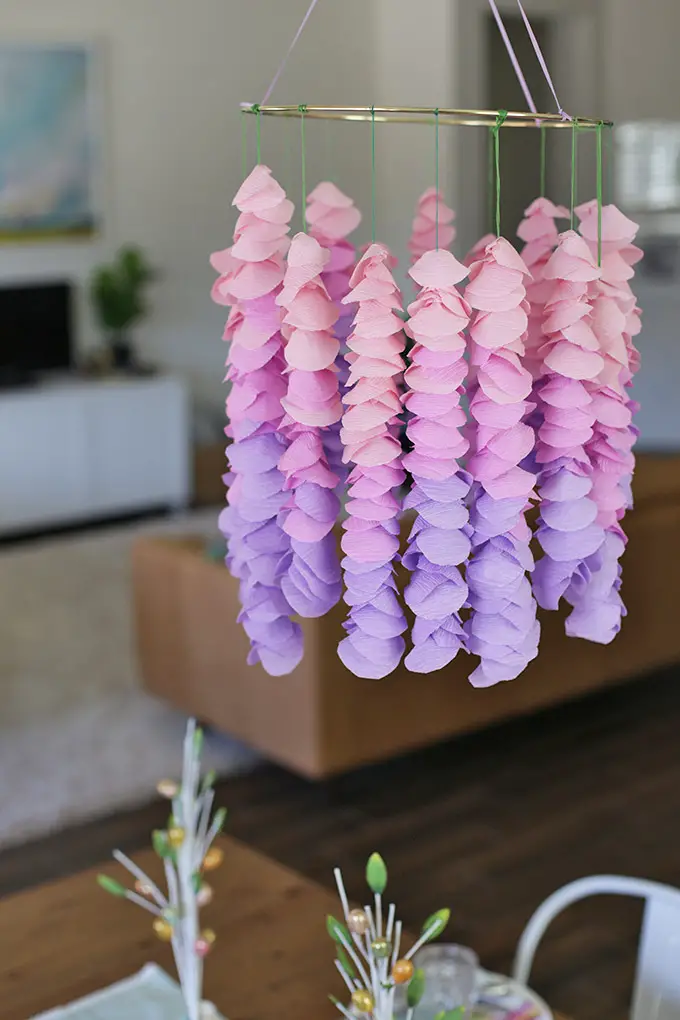 How To Make Crepe Paper Wisteria