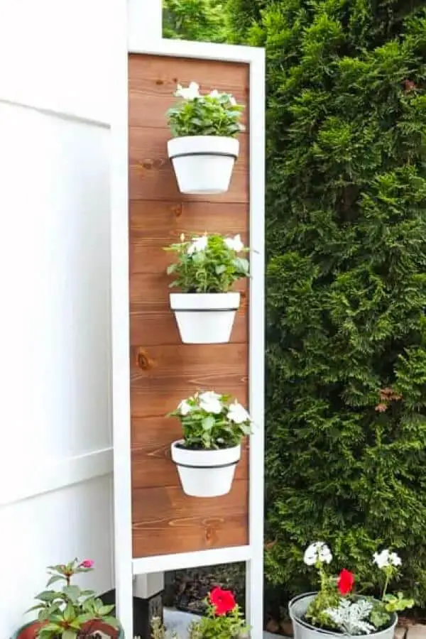 outdoor vertical potted plant holder