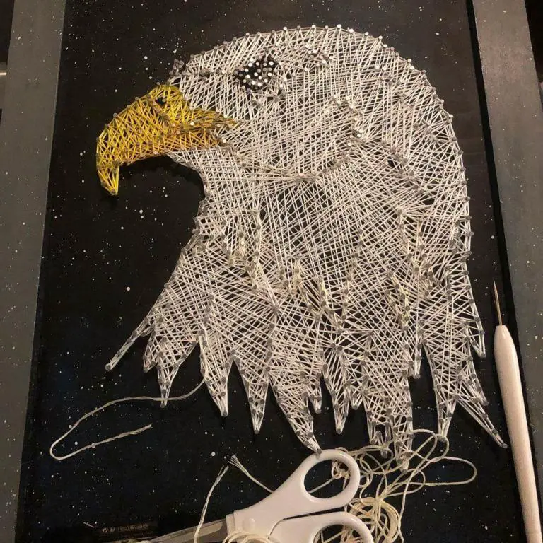 Courteous Bald Eagle String Art Tutorials