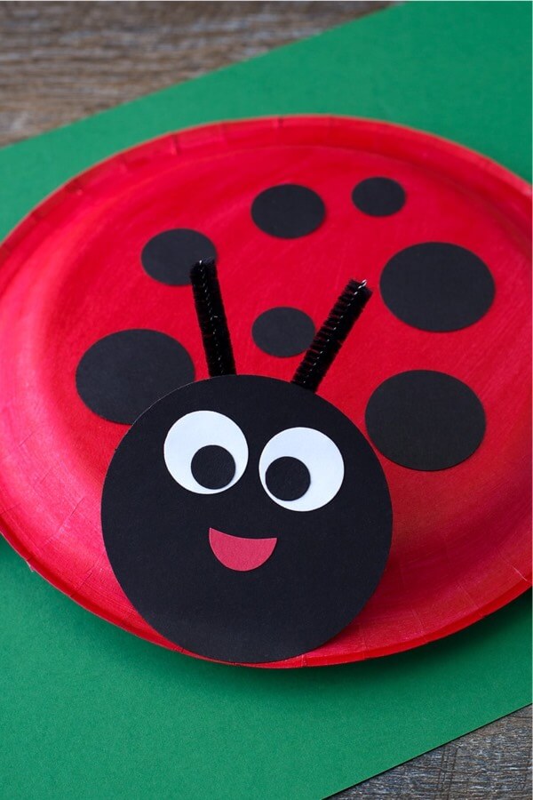 ladybuy paper plate craft