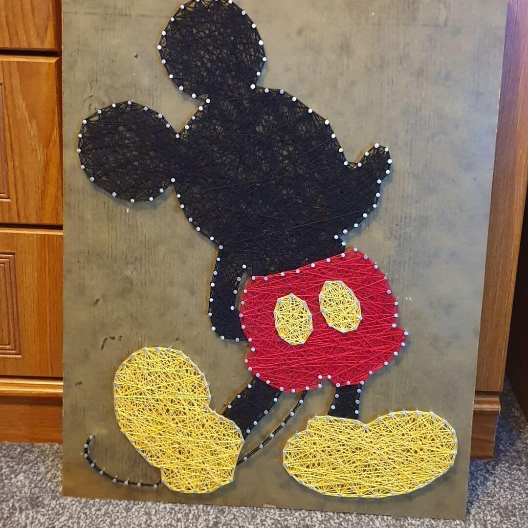 Disney’s Signature - Mickey Mouse String Art