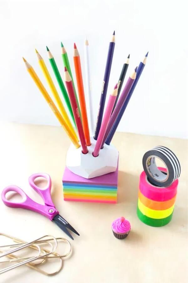 clay pencil holder craft