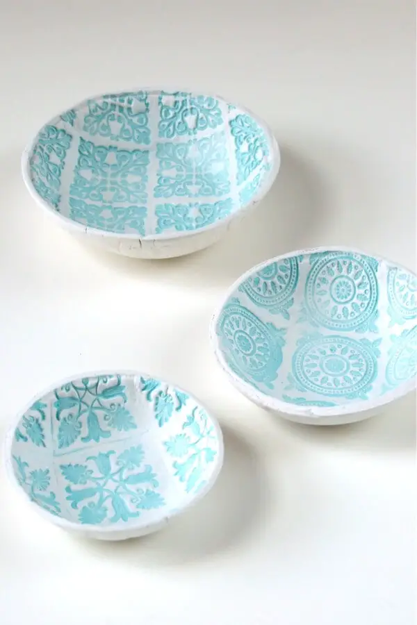 Decorated Clay Bowl Craft