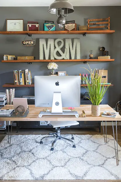 Modish and Main DIY butcher block desk 3