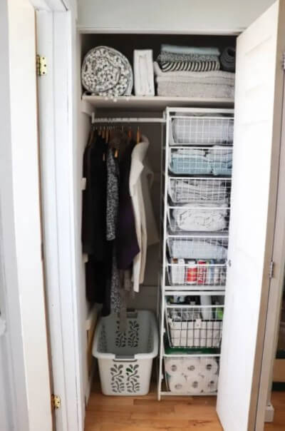 Organize A Small Linen Cupboard