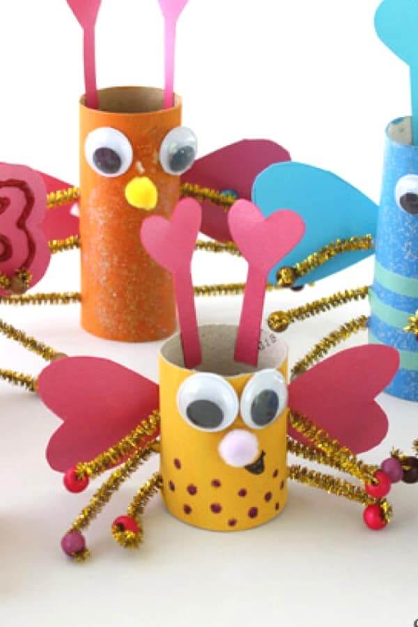 love bug diy toilet paper craft