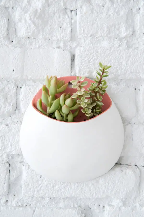 diy hanging clay planters