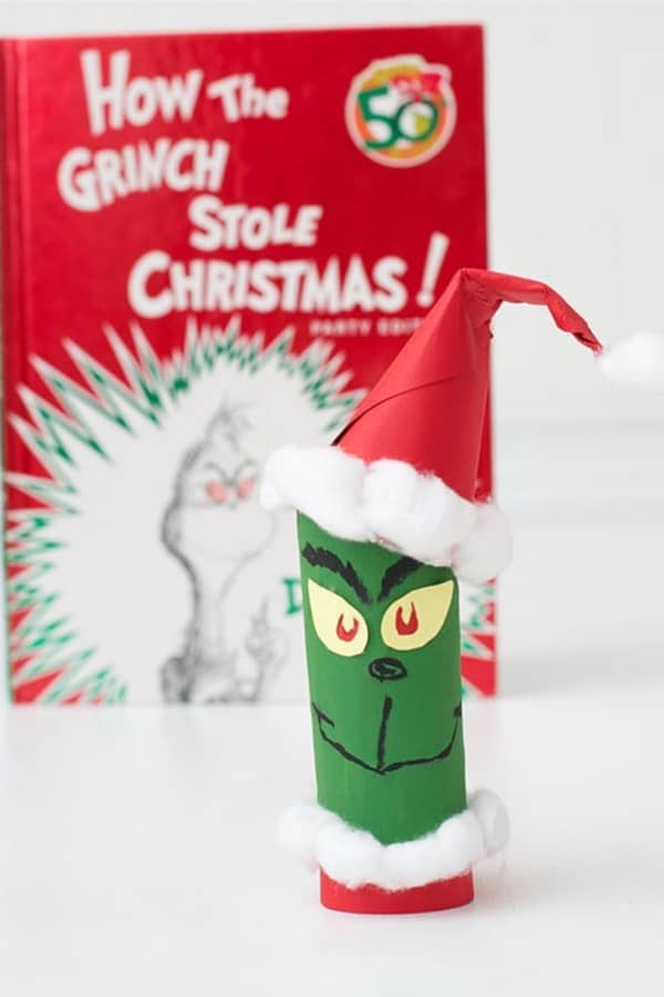 christmas craft with toilet paper tube