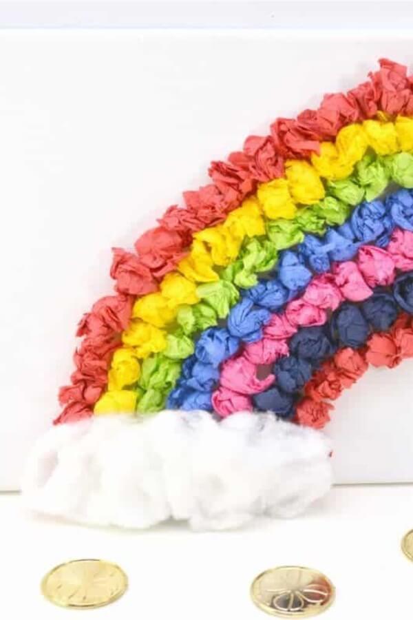 rainbow kids craft example