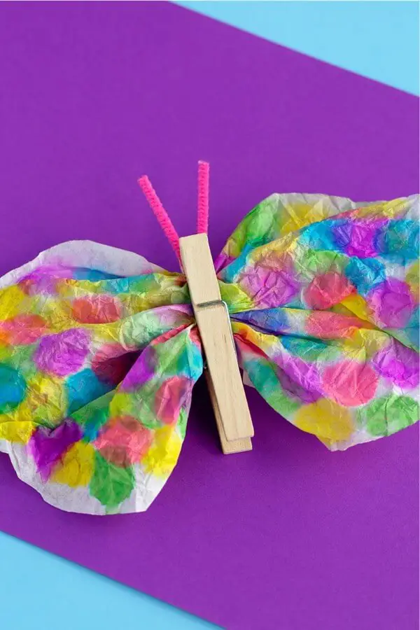 easy butterfly paper craft