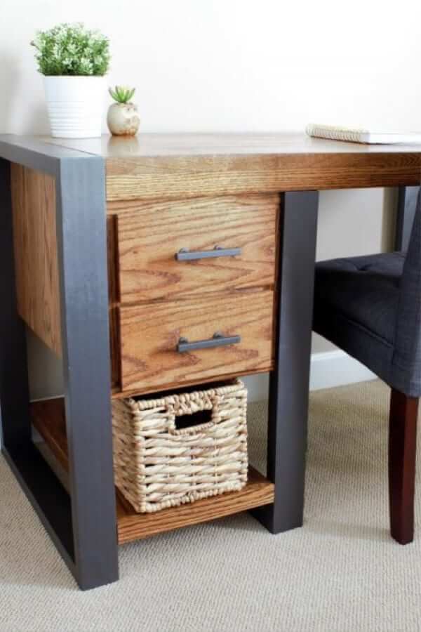 industrial desk diy plans