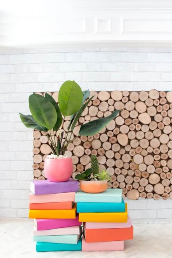 Upcycled Book Planter Stand