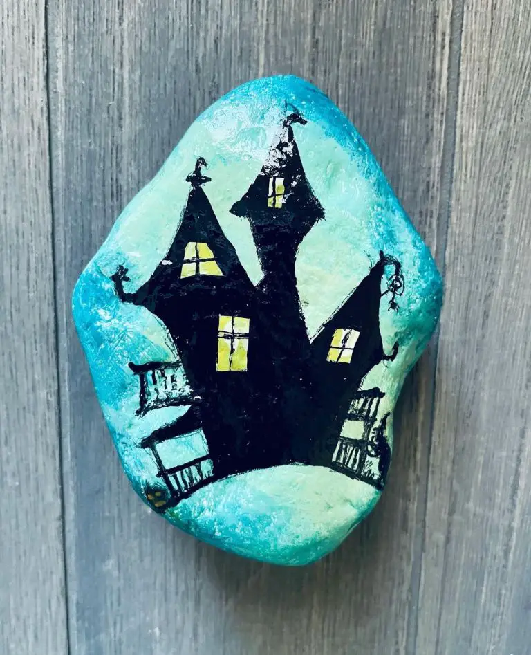 Halloween Edition Painted Rock Pebble