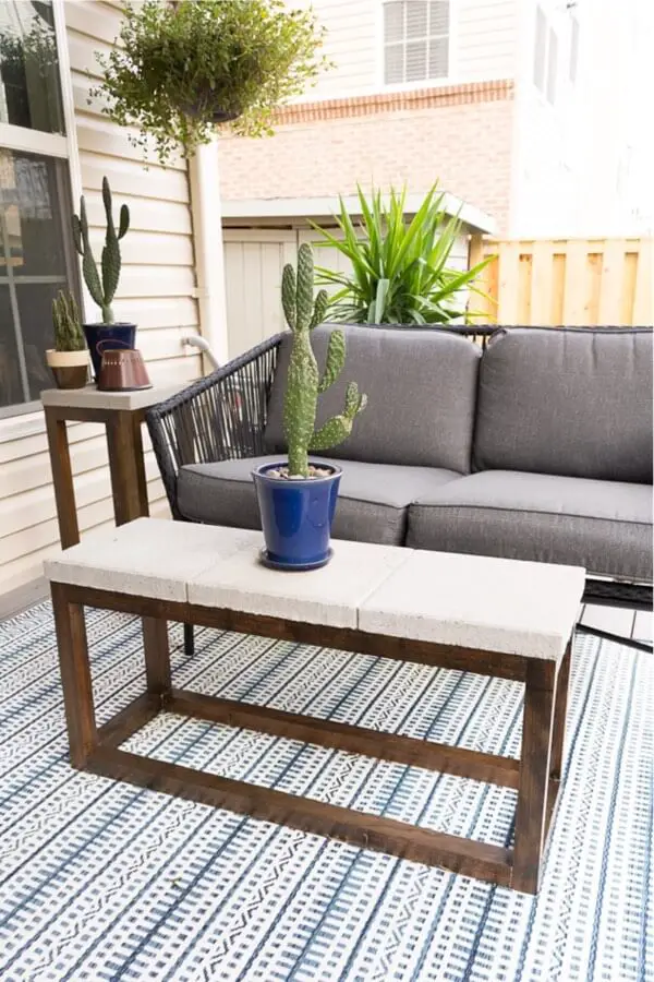 concrete end table example